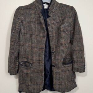 USED Woman's International Scene Long Sleeve Suit Jacket Color Brown Size 10